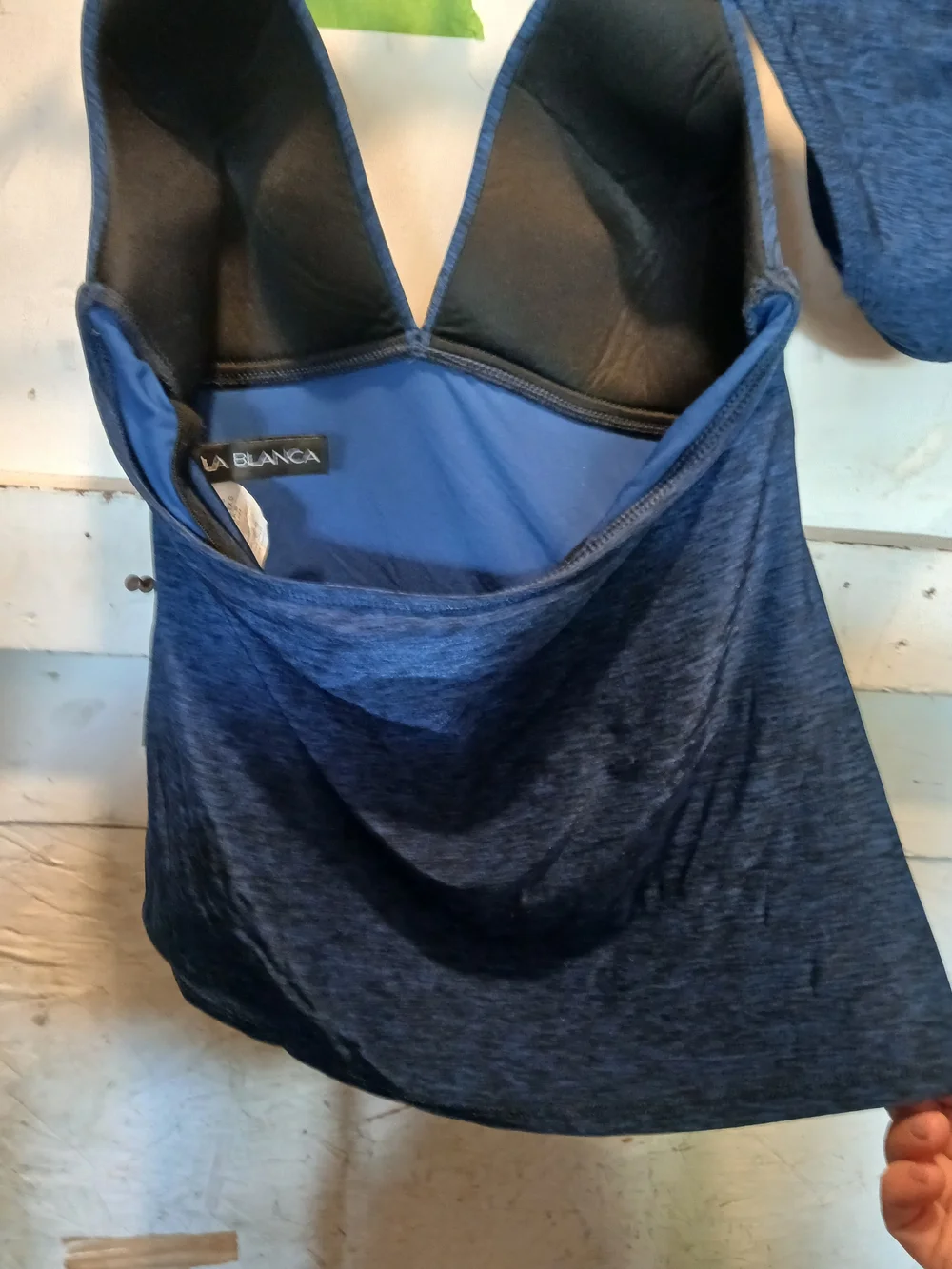 Women’s La Blanca Navy Blue Tankini Set - Classic Swim Top & Bikini Bottom 12